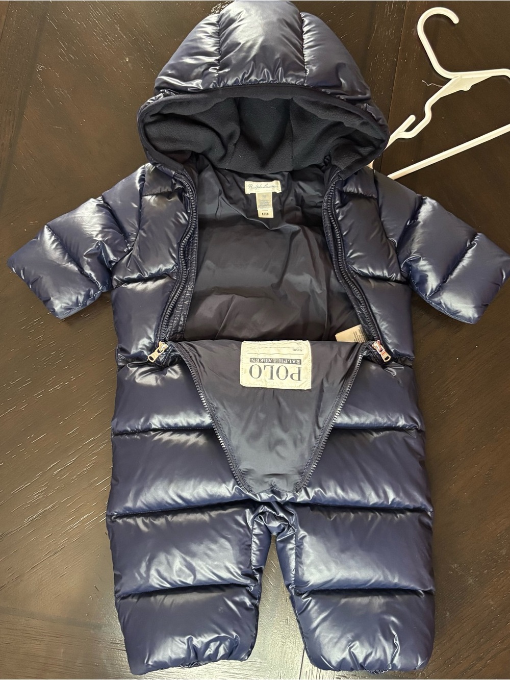 Ralph Lauren Navy Polo Puffer Jacket